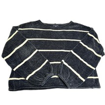 American Eagle Outfitters Cropped Balloon Sleeve Striped Sweater Size Me... - $15.83