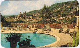 Postcard Panoramic View From Hotel de la Borda Taxco Mexico - £3.88 GBP