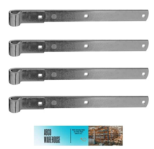 National Hardware N168-336 Hinge Strap 16&#39;&#39; L, 200LB Cap, Steel, Zinc-Plated 4PK - £40.64 GBP