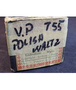 PLAYER PIANO SONG ROLL QRS T55 POLISH WALTZ  Liuboscchi  SONG WORD ROLL - $16.23 CAD
