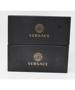 Versace Black Cases Sunglasses Empty Boxes New Lot of Two - $52.80 CAD