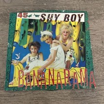 BANANARAMA - Shy Boy /Give Us Back - 80s Synth Pop 45 w/PS EX VINYL Record - £4.71 GBP