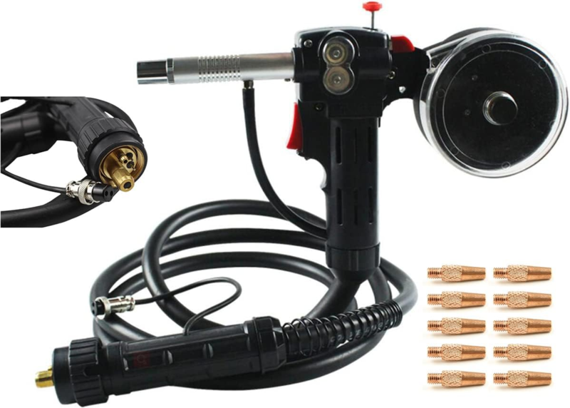 200Amp Euro Aluminum Spool Gun MIG Aluminum Welding Torch Fit Binzel Eur... - $199.17
