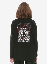Chilling Adventures Of Sabrina Herald Of Hell Half Zip Long Sleeve Shirt Size L - £35.92 GBP