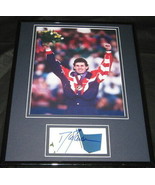 Dan Jansen Signed Framed 11x14 Photo Display JSA Olympian - £50.79 GBP