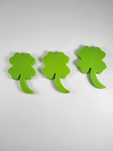 Lot of 3 - Vintage Tupperware #1316 Green Shamrock cookie or pastry cutters - £7.05 GBP