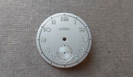 Vintage Swiss Military Style Silver Gray Two-Tone Dial 31mm - $76.00