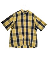 Vtg Y2K Phat Farm Men&#39;s XL Button Up Shirt, Yellow Black Plaid Urban Str... - $669.60 MXN