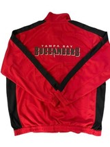 Tampa Bay Buccaneers Jacket Zip Up Mens XXL NFL Authentic - $23.36