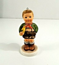 Schmid 1983 Trumpet Boy Christmas Ornament First Edition Berta Hummel Vintage - £5.22 GBP