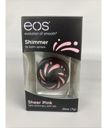 New/Sealed-NIB-EOS Sheer Pink Shimmer Lip Balm-Evolution of Smooth 7g - €20,77 EUR