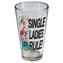 DC Comics Women of DC Single Ladies Rule Pint Collector&#39;s Glass, NEW UNUSED - £6.25 GBP