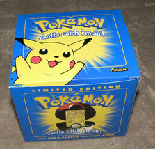 Pokemon 23K Gold Plated Trading Card Pikachu Blue Box MINT - £78.65 GBP
