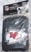New NFL PROMARK Universal Set 2 Car Headrest Covers Kansas City Chiefs - £12.18 GBP