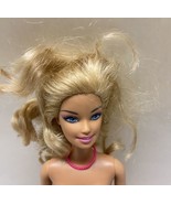 Mattel Barbie Blonde Long Curly Hair Arms and Legs 2009  Nude - $12.14