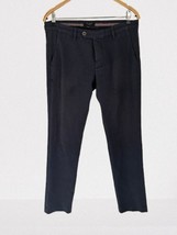 Ted Baker Mens Tailored Fit Chino Pants Size 32R Cotton BlendBlue Gray S... - $555.02 MXN