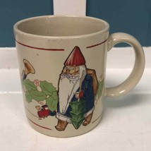 Vintage Santa Mug JAPAN santa Animals troll santa w/ toys drum teddy bears - £17.92 GBP