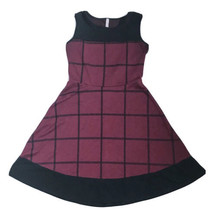 Gilli Red Black Plaid Dress Size Small Stretchy Classy Holiday Christmas... - $5.94