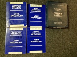 2002 JEEP WRANGLER Service Shop Repair Workshop Manual Set W Diagnostic + Labor - £190.73 GBP