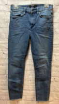 Hudson Jeans Ankle Barbara Super Skinny High Waist Blue Women’s Size 27 - £15.49 GBP