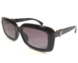 CHANEL Sunglasses 5520-A c.1461/S1 Polished Purple Gold Hearts Thick Rim... - £332.28 GBP