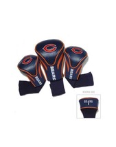 NFL Official Set of 3 Contour Golf Driver 3 and X Headcovers Chicago Bears - $76.38