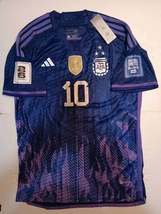 Lionel Messi Argentina 2026 World Cup Qualifiers 3 Star Match Away Soccer Jersey - £87.00 GBP