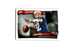 2010 Topps Tom Brady Peak Performance Insert New England Patriots #PP7 - £3.13 GBP