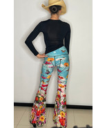 fLOWER Power Pants Stretch Floral Printed Flares Make offer! - $237.93