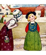 Children Tell Secrets 1906 Lithograph Art Print 6 x 4&quot; MilIicent Sowerby... - $548.28 MXN