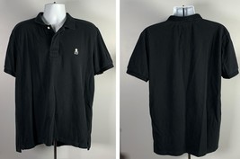Ralph Lauren Rugby Skull Crossbones Logo Short Sleeve Polo Shirt Mens XXL Black - £138.87 GBP