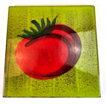 Crate and Barrel Tiles/Trivets Carrot and Tomato  Made in Italy 8X8 - €11,04 EUR
