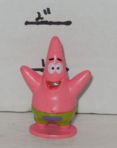 nickelodeon Spongebob Squarepants PATRICK Star 1.5&quot; PVC figure Toy Cake Topper - £3.88 GBP