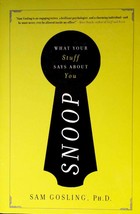 Snoop: What Your Stuff Says About You by Sam Gosling / Psychology - £1.78 GBP