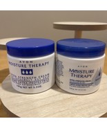 Lot Of 2 Vintage Avon Moisture Therapy 5.3oz Extra Strength Cream - $24.34 CAD