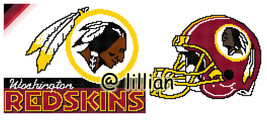 new FootBall Fan WKINS HELMET Set Counted Cross Stitch PATTERN - £6.07 GBP