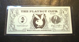The Playboy Club Half Dollar Credential - 1970 - Blue - Bunny Money - £14.11 GBP