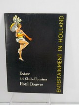 1961 Booklet of Entertainment in Holland Dance and Shows Book - $15.00