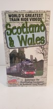 World&#39;s Greatest Train Ride Videos Scotland &amp; Wales Railroad VHS New - $1.99