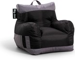 Big Joe Dorm Bean Bag Chair - Two Tone Black Smartmax, 3 Feet, Durable P... - £55.00 GBP