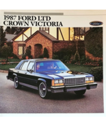 1987 Ford LTD CROWN VICTORIA sales brochure catalog US 87 Country Squire - $8.00