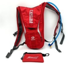 Camelbak Mule Red Hydration Backpack Bladder Budweiser Promo Rare Pouch - $116.88