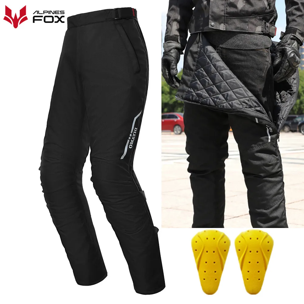 Winter Motorcycle Pants Quick Release Trousers Men Windproof Waterproof Motobike - £80.47 GBP