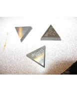 New LOT of 3 Seco Kennametal Carbine Insert # TPG-431 / grade 883 / HT - $33.14 CAD