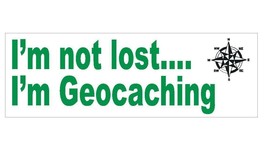 Geocaching Bumper Sticker or Helmet Sticker #D276 - £1.10 GBP+