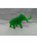 Vintage Neon Green Prehistoric Mammoth Dinosaur Toy 2&quot; - $275.45 MXN