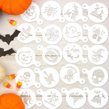 20 Pack Halloween Cake Stencil Templates Decoration Reusable Cookies Baking M... - £19.04 GBP