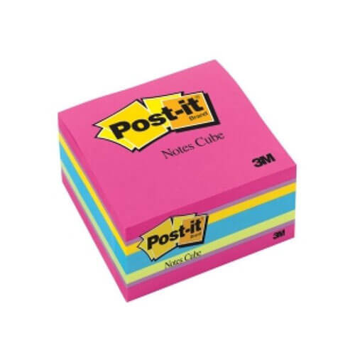 Post-it Cube Notes (76x76mm) - Vibrant - $23.96