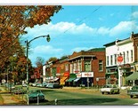 Main Street View Port Allegany Pennsylvania PA UNP Chrome Psotcard K18 - $3.91