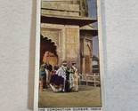 Coronation Durbar India WD &amp; HO Wills Vintage Cigarette Card #4 - $2.96
